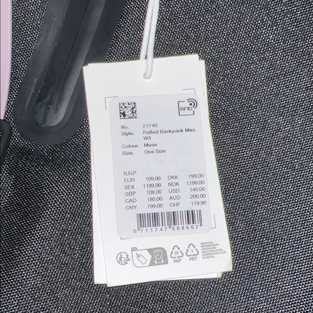 Rains Puffed Backpack Mini NWT - image 2